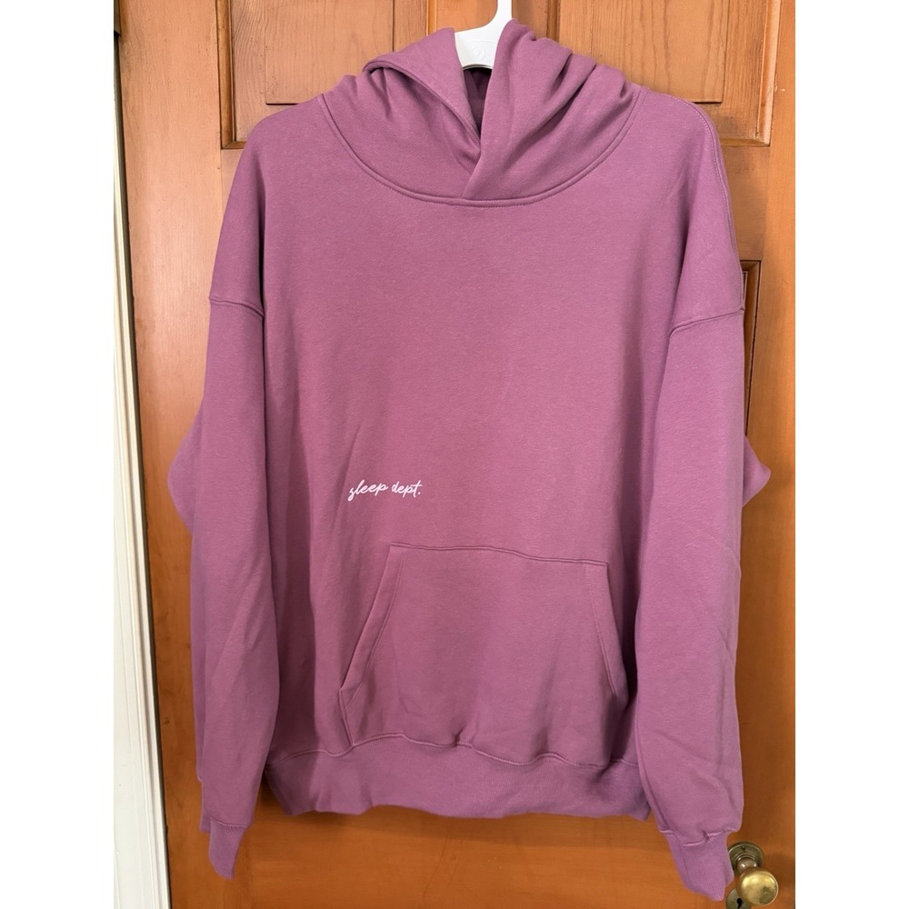 Women's Wild Fable Pink Mauve Comfy Club Oversized Hoodie Size XL NWT - Picture 3 of 6